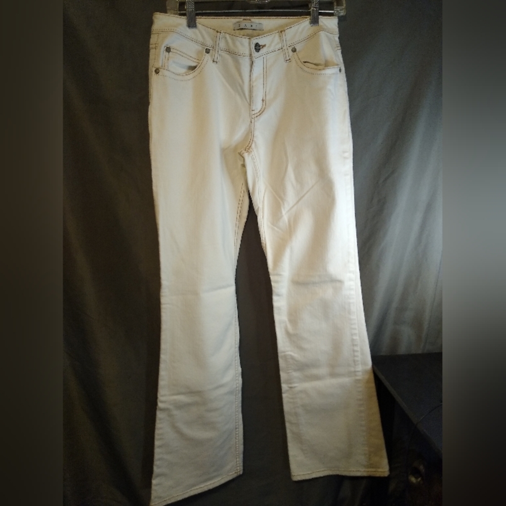Cabi Off White Straight Leg Jeans